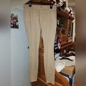 Time & Tru Khaki Stretch Jegging Size L 12/14 Like New Worn Once!